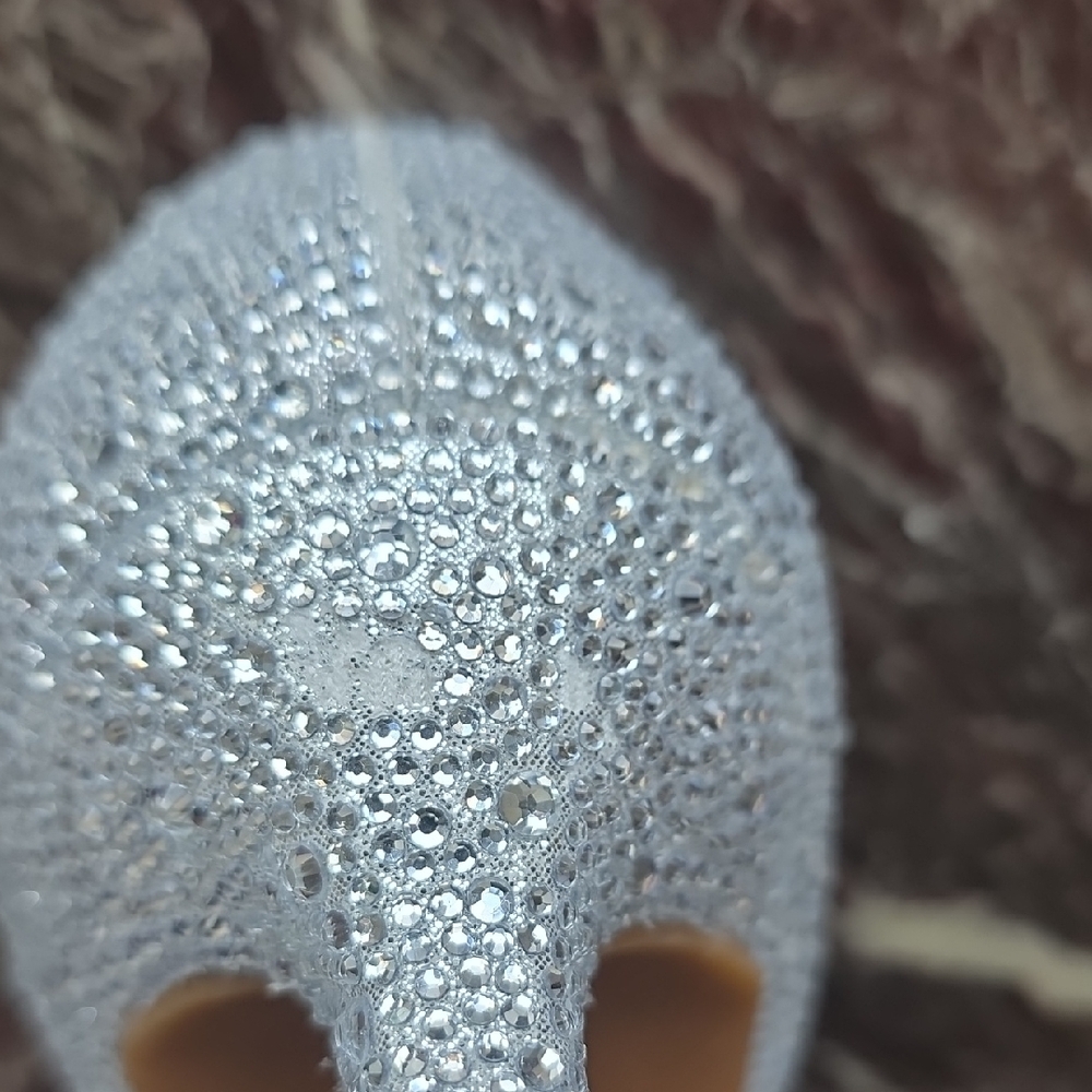Alex Marie Sparkling Silver Heels - Picture 6 of 6
